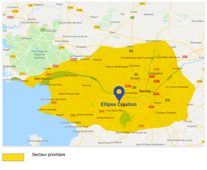 Ellipse Création - Zone d'intervention